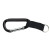 Custom 2" Small Carabiner with Web Strap - Metallic Black