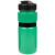 20 oz Sportster Bottle with Silicone Gripper Band & Flip Top Lid - Kelly Green