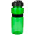 20 oz Sportster Bottle with Silicone Gripper Band & Flip Top Lid - Translucent Green
