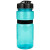 20 oz Sportster Bottle with Silicone Gripper Band & Flip Top Lid - Translucent Aqua
