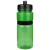Custom 20 oz Sportster Bottle with Silicone Gripper Band & Push Pull Lid - Translucent Green