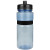 Custom 20 oz Sportster Bottle with Silicone Gripper Band & Push Pull Lid - Translucent Blue