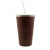 Custom 22oz Stadium Cup with Lid and Straw - Maroon