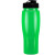 Custom 24 oz Contour Bottle with Flip Top Lid - Kelly Green