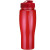 Custom 24 oz Contour Bottle with Flip Top Lid - Red