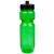 Custom 26 oz Translucent Jogger Bottle with Push Pull Lid - Translucent Green