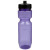 Custom 26 oz Translucent Jogger Bottle with Push Pull Lid - Translucent Purple