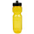 Custom 26 oz Translucent Jogger Bottle with Push Pull Lid - Translucent Yellow
