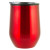 Custom 12 oz Bay Mist Stainless Wine Tumbler with Lid - Red