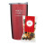 Custom 20 Oz. Straight Tumbler Gift Set w/ Espresso Mix - Red