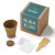 Custom Inspirational Leaf Planter in Kraft Gift Box - Full-Color Imprint