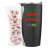 Custom 20 oz Tumbler Gift Set- White Chocolate Pretzels w/ Crushed Peppermint - Black