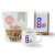 Custom Mug and Popcorn Gift Set - White