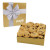 Custom Gourmet Cookie Gift Box with 2 in. Cookies - Gold Box