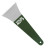 Heavy Duty Polar Ice Scraper - 10 Inch - Dark Green Handle with Clear Blade