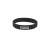 Custom Silicone Wristband Bracelets - Black