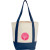 Custom Mini Recycled 8oz Cotton Canvas Tote - Navy