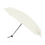 Custom Elements 39" Recycled Manual Mini Folding Umbrella - Cream