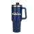 Custom Malden Double Wall Vacuum Seal Mug with Flexible Straw 40 oz. - Navy