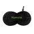 Custom ComfyCloud 2-in-1 Travel Pillow with Sleep Mask - Black