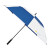 Custom Elements 60" Recycled Auto Open Double Canopy Golf Umbrella - Royal/White