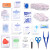 Custom 86pc OSHA Compliant First Aid Kit in Clear Hard Case - Kit Components