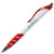 Custom White Allure Grip Pen - Red