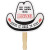 Custom Cowboy Hat Shape Hand Fan