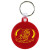 Custom Circle Key Fob - Translucent Red