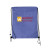 Custom Criss Cross NW Drawstring Backpack - Blue