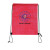 Custom Criss Cross NW Drawstring Backpack - Red