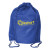 Custom NW Drawstring Backpack with Gusset - Blue