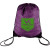 Custom Reflections Drawstring Backpack - Purple
