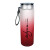 Custom Halcyon 20 oz. Frosted Glass Bottle with Screw on Lid - Red