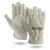 Light Tan Winter Lined Suede Cowhide Gloves