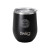 Custom Swig 12 oz. Matte Stemless Wine Cup, Engraved - Matte Black