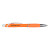 Custom Pivot Recycled ABS Gel Pen - Orange