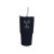 Custom Halcyon 20 oz. Tumbler Stainless Straw/Flip Top Lid, Premium Laser Engraved - Black