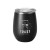 Custom Swig 14 oz. Matte Stemless Wine Cup, Premium Laser Engraved - Matte Black