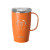 Custom Swig 18 oz. Insulated Matte Mug, Premium Laser Engraved - Matte Orange