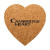 Custom Heart Shaped Cork Coasters