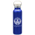 The Serene - Custom 20 oz. Stainless Steel Bottle with Bamboo Lid - Royal Blue