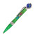 Spinner Pen, Full Color Digital - Transparent Green