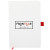 Custom 5.5" x 8.5" FSC Recycled Bamboo Fiber Bound Notebook - Red