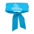 Custom Tie Back Headband, Full Color Digital - Blue