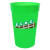 Custom 17 oz. Smooth Stadium Cup, Full Color Digital - Neon Green