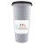 Custom Paper Coffee Sleeve, Full Color Digital - White - On Cup
