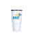 Custom Halcyon 20 oz. Tumbler - Stainless Straw/Flip Top Lid, Full Color Digital - White