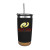Custom Halcyon 20 oz. Cork Bottom Tumbler - Stainless Straw/Flip Top Lid, Full Color Digital - Black