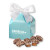 Custom English Butter Toffee in Robin's Egg Blue Classic Treats Gift Box - White Ribbon